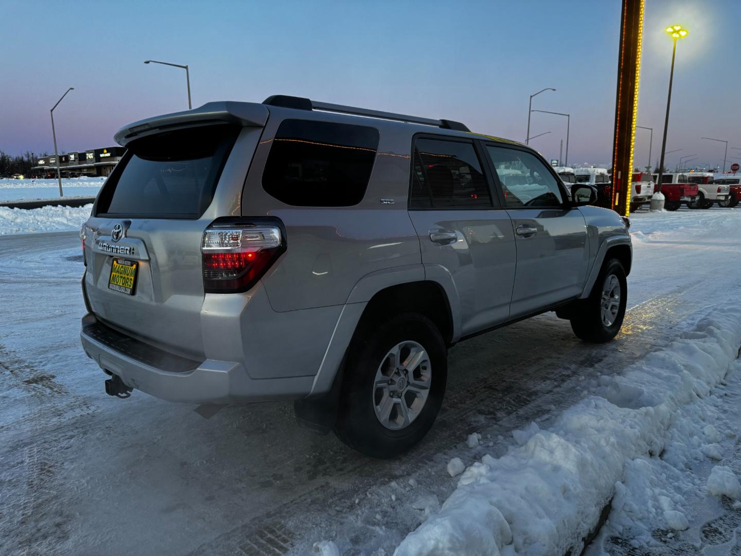 2021 Silver /Gray Toyota 4Runner SR5 (JTEMU5JR7M5) with an 4.0L V6 engine, located at 1960 Industrial Drive, Wasilla, 99654, (907) 274-2277, 61.573475, -149.400146 - Photo#5